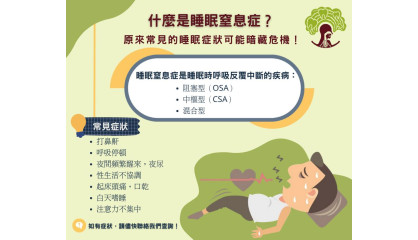 什麼是睡眠窒息症？